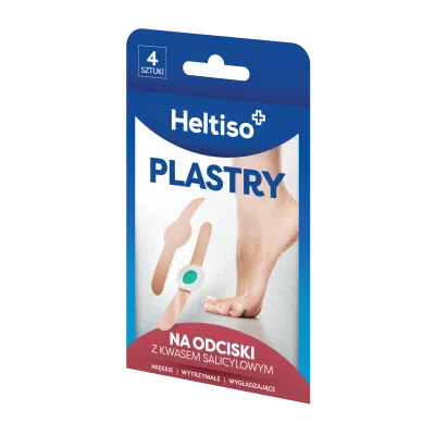 Heltiso, plastry na odciski z kwasem salicylowym, 4 szt.