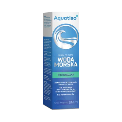 Aquatiso woda morska izotoniczna, spray do nosa, 100 ml