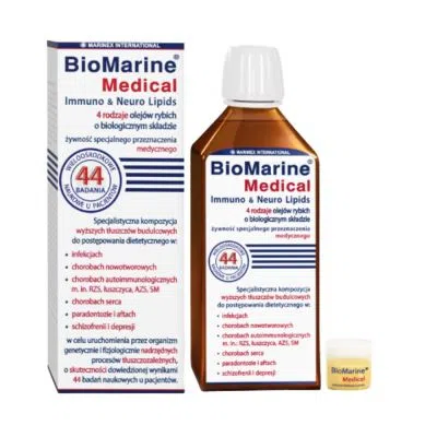 BioMarine Medical Immuno&Neuro L,4 rodz.ol.rybich,olej,200ml
