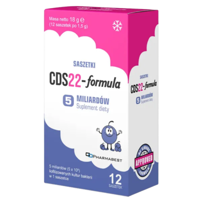 CDS22-formula  5 mld, prosz.,sm.borówkowy, 12 sasz.