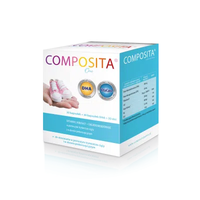 Composita One, kaps., 30 szt+30 szt DHA