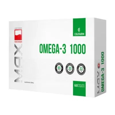 Colfarm Max Omega-3 1000, kapsułki, 60 szt.