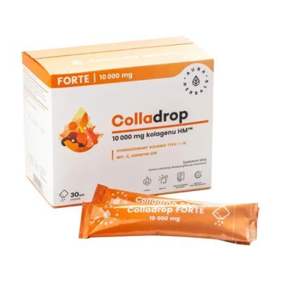 Colladrop® Forte, kolagen morski 10000 mg, saszetki, 30 szt.