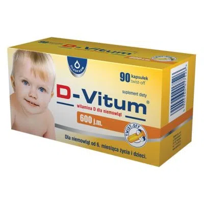 D-Vitum Kids 600 j.m., kaps.twist-off, 90 szt