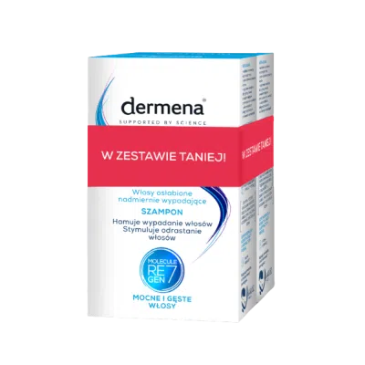 Dermena, szampon hamujący wypadanie włosów, 200ml x 2 (duopack)