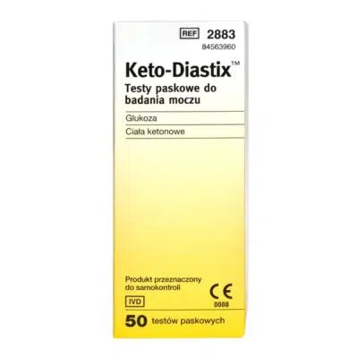 Test paskowy Ketodiastix, 50 pask&oacute;w