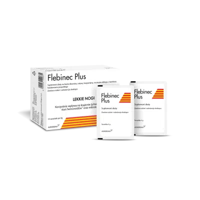 Flebinec Plus, proszek, 4 g, 14 sasz.