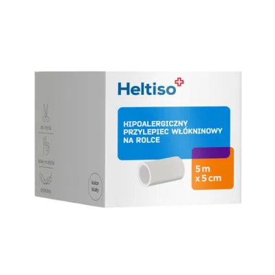 Heltiso przylepiec włókninowy 5m x 5cm