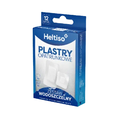 HELTISO, Plastry opatrunkowe, Zestaw Wodoszczelny, 12 szt.