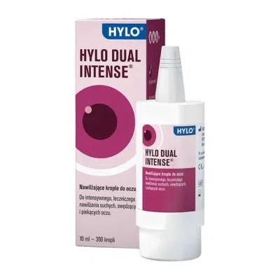 Hylo Dual Intense, krople do oczu nawilżające z ektoiną, 10 ml