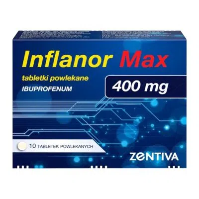 Inflanor Max, 400 mg, tabl.powl., 50 szt
