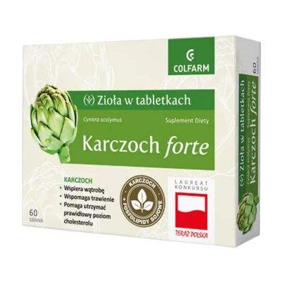Karczoch forte, tabl., 60 szt