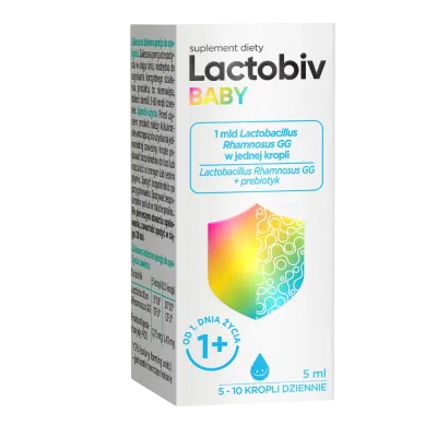 Lactobiv Baby, krople probiotyczne, 5 ml