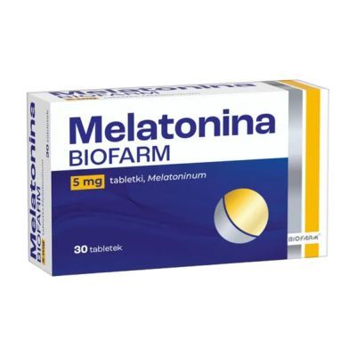 Melatonina Biofarm, 5 mg, tabl., 30 szt