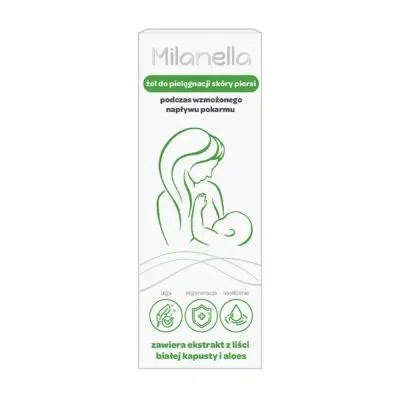 Milanella, zel,d/piel.sk.piersi,podczas wzmoz.nap.pokar,75ml