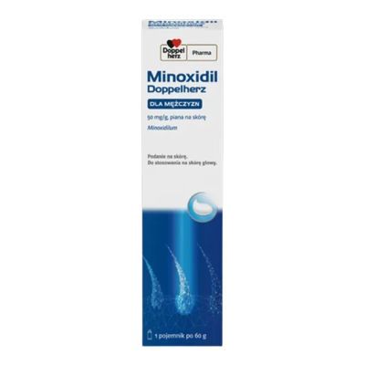 Minoxidil Doppelherz Dla mężczyzn,50mg/g,piana n/sk.,60g