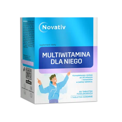 Novativ Multiwitamina dla Niego, tabletki powlekane, 60 sztuk