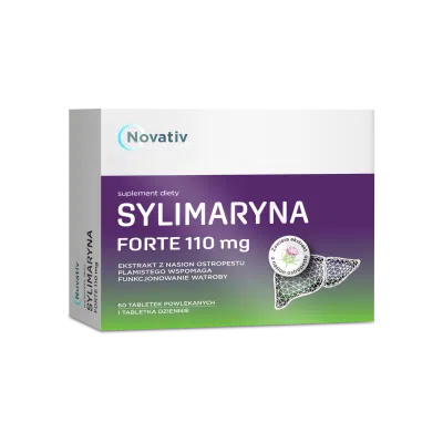 Novativ Sylimaryna Forte, tabletki powlekane, 60 sztuk
