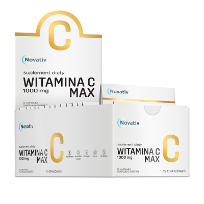 Novativ Witamina C Max 1000mg, 15 x 10 szt.