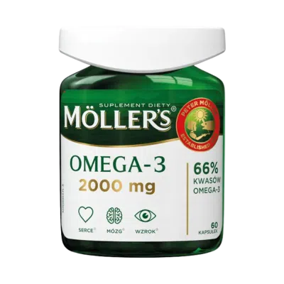 Mollers Omega-3, 2000 mg, kapsułki, 60 szt.