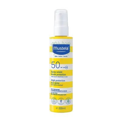 Mustela Bebe-Enfant, spray przeciwsłoneczny SPF50+, 200 ml