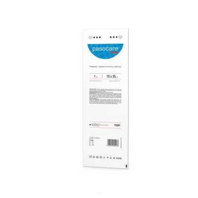 Pasocare Med, plaster opatrunkowy, jałowy, 10 cm x 35 cm, 1 szt.