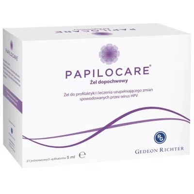 Papilocare, żel dopochwowy, 5 ml, 21 aplikat.