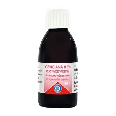 Pyoctanina (Gencjan.fiolet),0,5%,roztw.wodny,(Hasco), 20 g