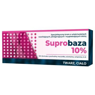 Suprobaza 10%, krem, nawilż.,pielęg.,wygładz.sk.,30g
