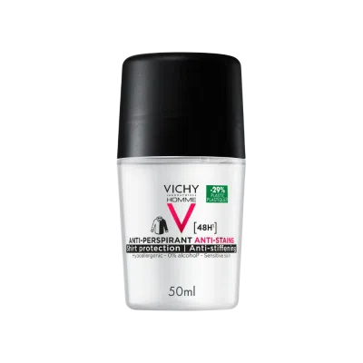 Vichy Homme, antyperspirant w kulce przeciw śladom na ubraniach, 48h, 50 ml