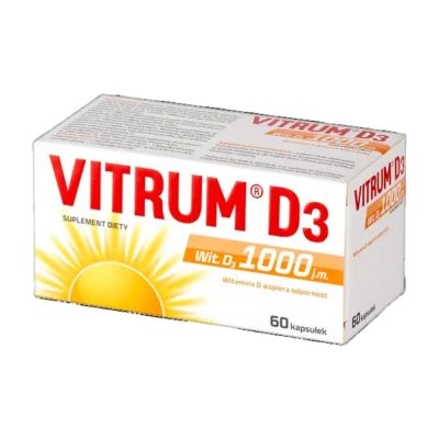 Vitrum D3 1000, kaps., 60 szt