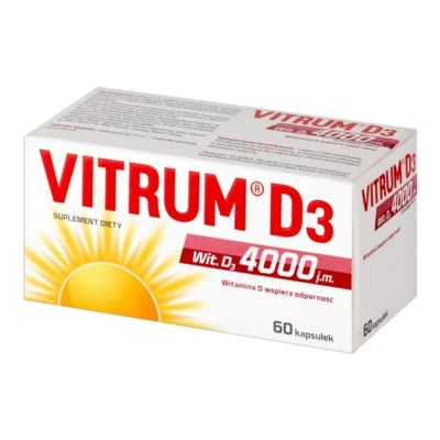 Vitrum D3 4000, kaps., 60 szt