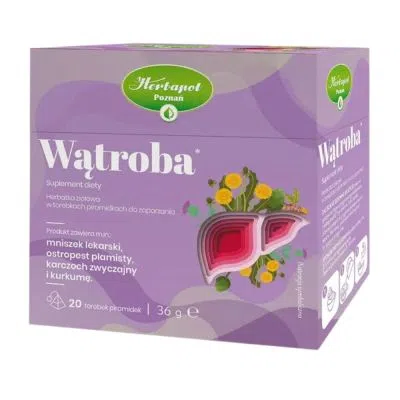 Wątroba, herbatka zioł., 1,8 g, 20 sasz.