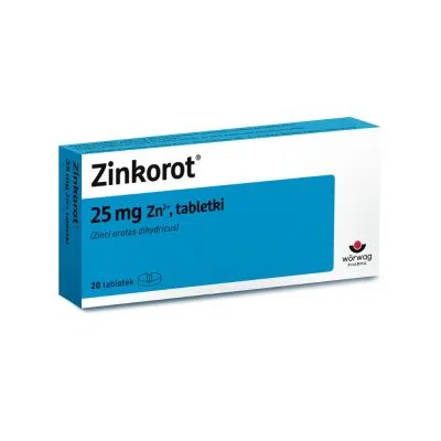 Zinkorot, 25 mg Zn2+, tabletki, 20 szt.