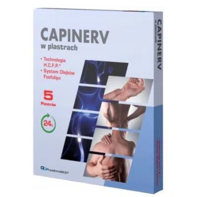 Capinerv w plastrach, plast., 5 szt