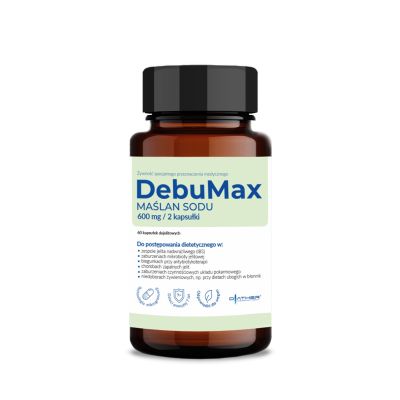 DebuMax Maślan Sodu 600 mg, kapsułki, 60 szt.