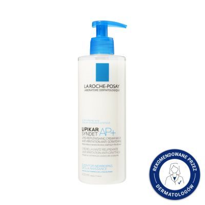 La Roche-Posay&nbsp;Lipikar Syndet AP+, krem myjący uzupełniający poziom lipid&oacute;w, przeciw podrażnieniom sk&oacute;ry, 400 ml