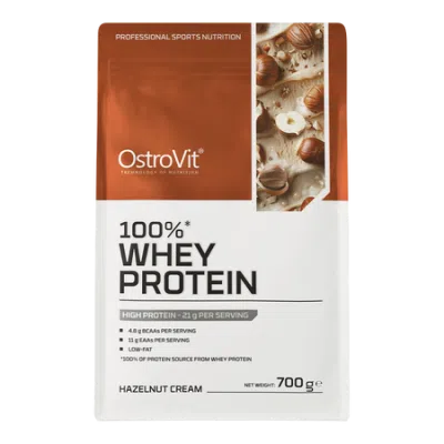 OstroVit 100% Whey Protein, proszek, krem z orzechów laskowych, 700 g