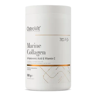OstroVit, Kolagen Morski + Kwas Hialuronowy + Witamina C, 500 g