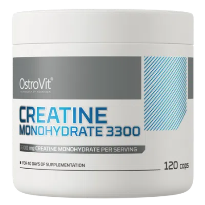OstroVit, Monohydrat Kreatyny 3300 mg, kapsułki, 120 szt.
