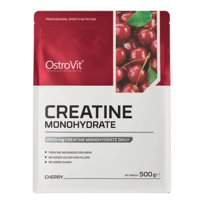OstroVit, Monohydrat Kreatyny, wiśnia, 500 g