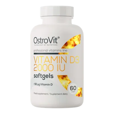 OstroVit, Witamina D3 2000 IU, kapsułki, 60 szt.
