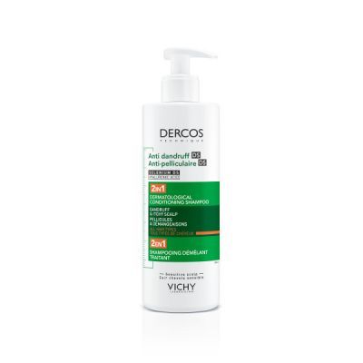 Vichy Dercos DS, szampon przeciwłupieżowy z odżywką, 2w1, 390ml