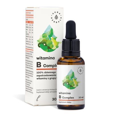 Witamina B Complex, krople,  30 ml