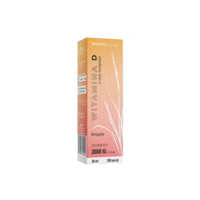 Witamina D w oleju konopnym, krople, 30 ml