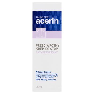 Acerin Perspirant, krem przeciwpotny do stóp, 75 ml main product photo