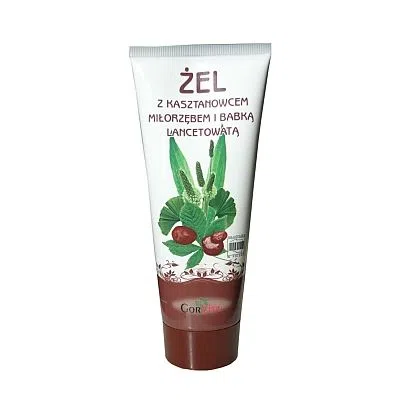 Gorvita, żel z kasztanowcem, miłorzębem i babką lancetowatą, 200 ml