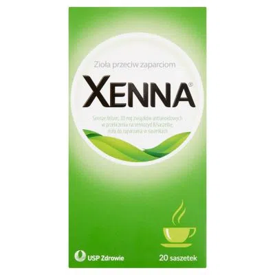 Xenna, zioła na zaparcia, fix, 20 szt.