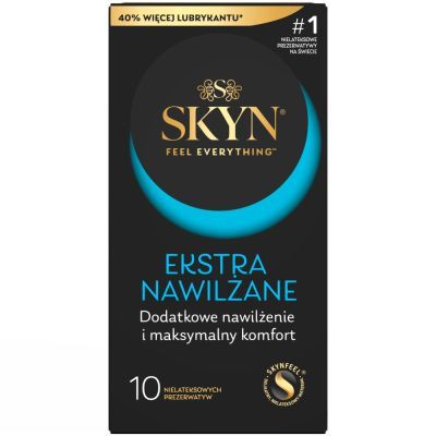Skyn Ekstra Nawilżane, nielateksowe prezerwatywy, 10 szt.
