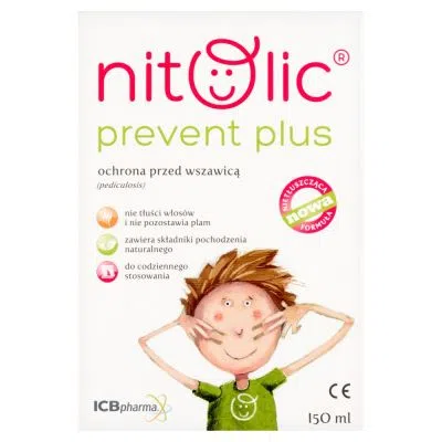 Pipi Nitolic Prevent Plus, spray przeciw wszawicy, 150 ml (2 x 75 ml)